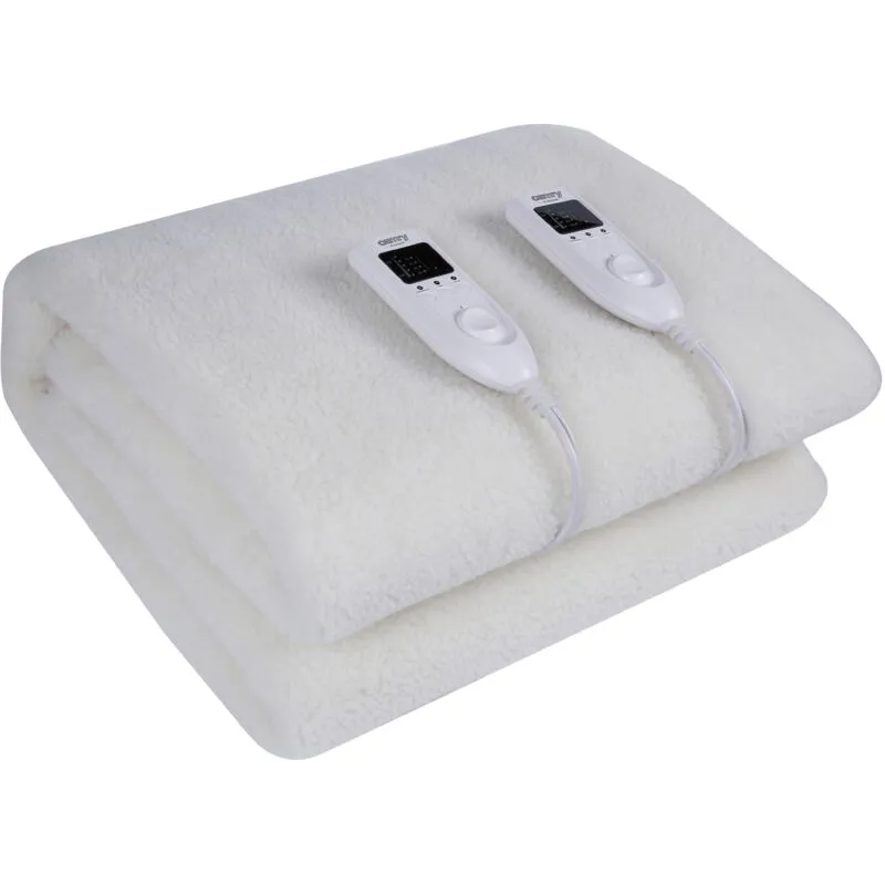 Coperta Elettrica Riscaldante Matrimoniale 2 Piazze 2x60W  cr 7421