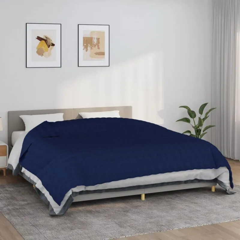 Torana - Coperta Ponderata Blu 220x260 cm 11 kg Tessuto