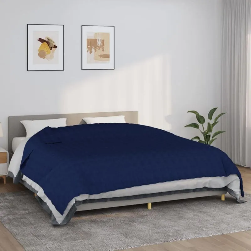 Torana - Coperta Ponderata Blu 235x290 cm 11 kg Tessuto