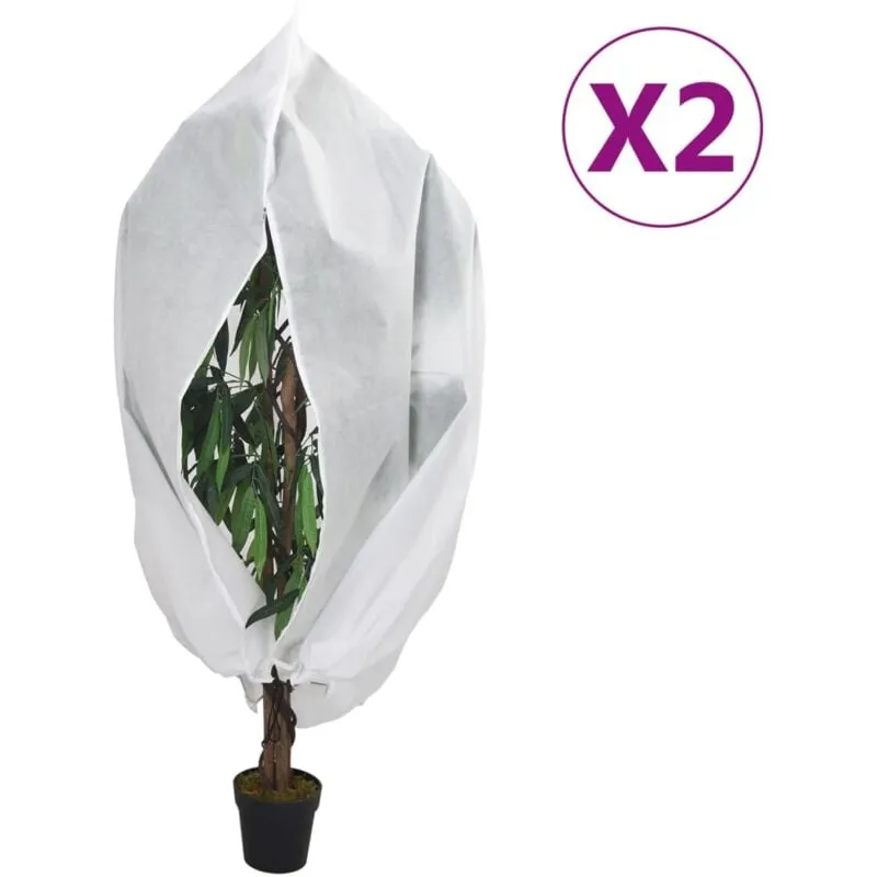 Vidaxl - Coperture con Cerniera per Piante 2pz 70 g/m 2,36x2 m