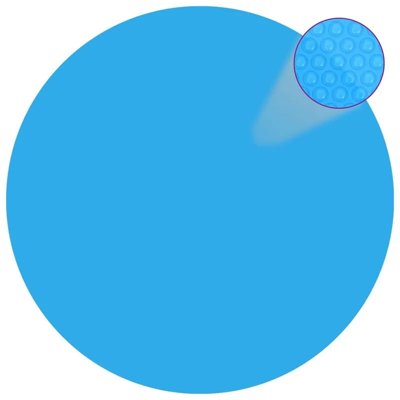 Vidaxl - Telo Copripiscina Solare Copertura Rotonda in pe Blu vari dimensioni dimensioni : 300 cm