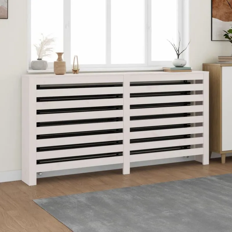 Vidaxl - Copertura Termosifone Bianca 169x19x84 cm Legno Massello Pino