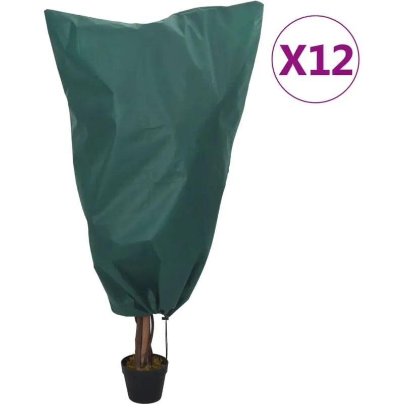 Vidaxl - Coperture con Coulisse per Piante 12pz 70 g/m 0,8x0,8 m