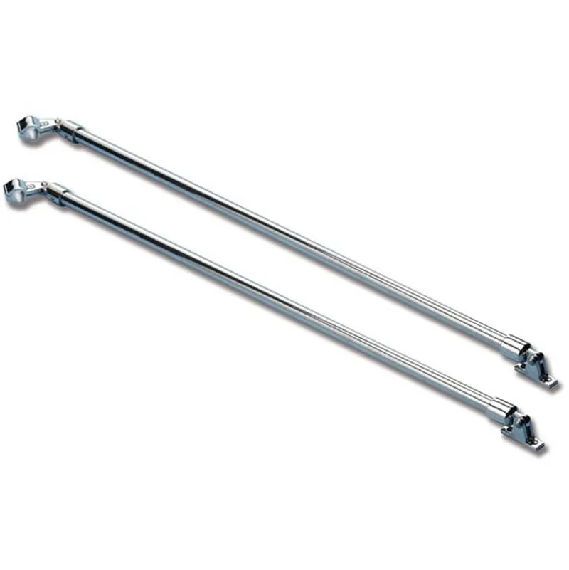 Coppia barre in acciaio inox per utilizzare la capottina come roll-bar cm 90