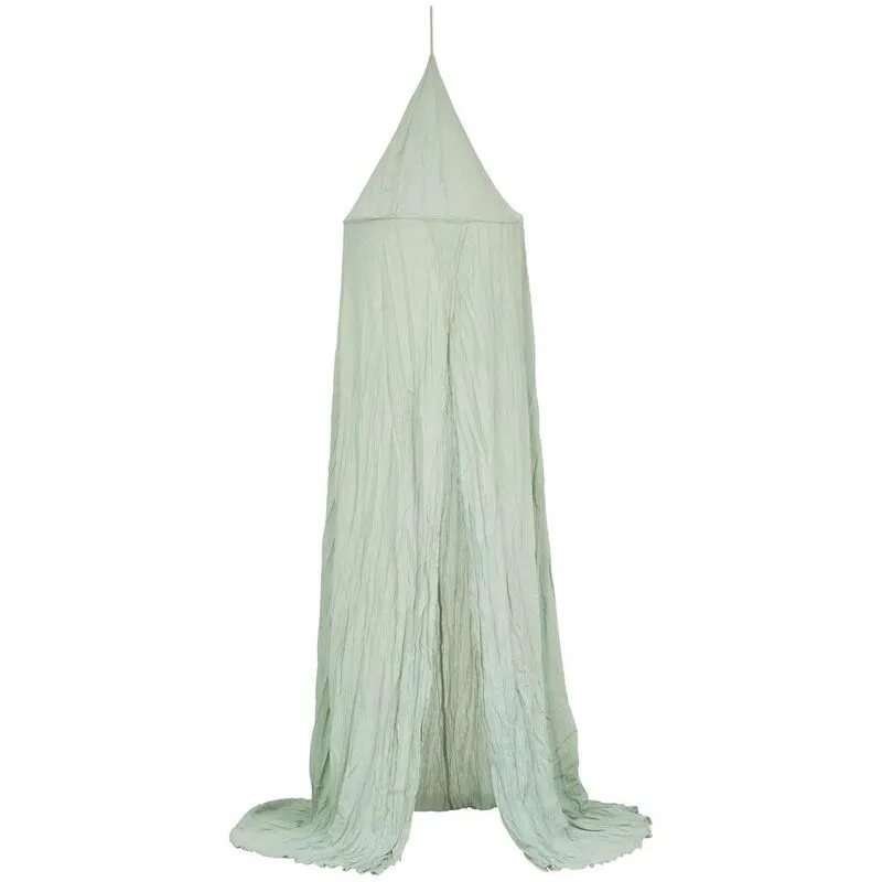 Atmosphera - Copriletto lili in garza di cotone h350cm verde créateur d'intérieur - Verde