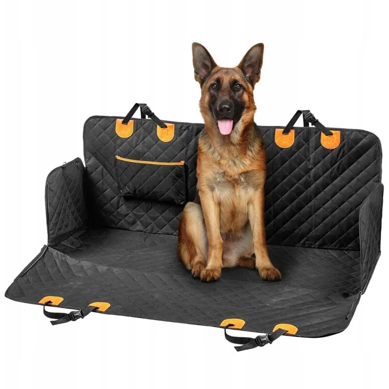 Kadax - Coprisedile per auto per cani con cinture protettive con cerniera