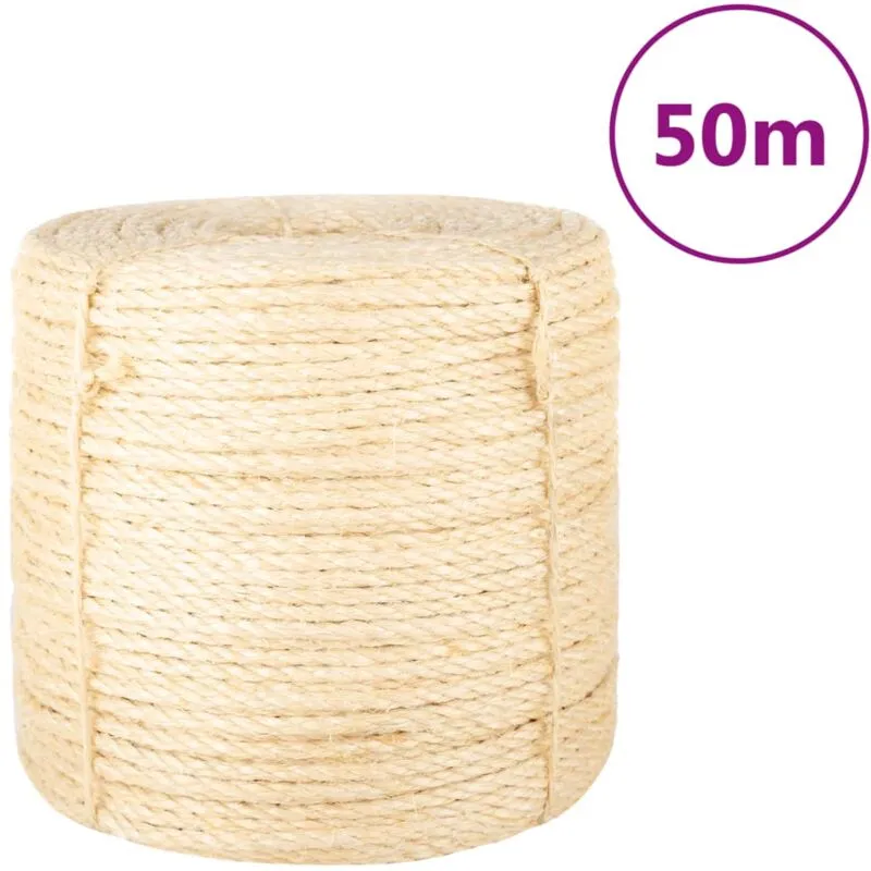 Corda in Sisal 100% 6 mm 50 m