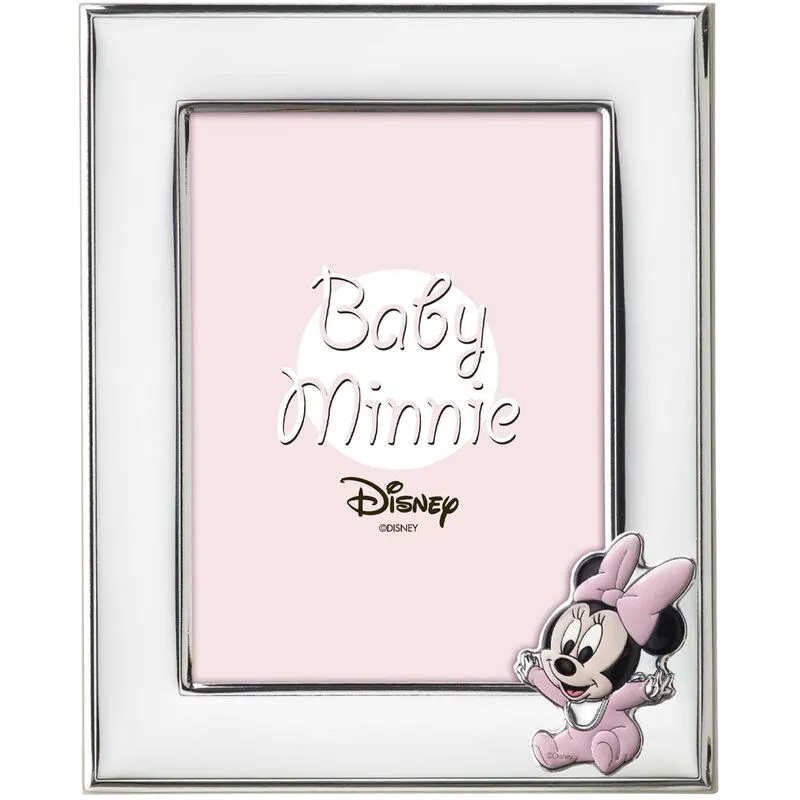 Valenti Argenti - Cornice Portafoto Argento Disney Minnie Mouse Bimba Topolino Valenti 13x18 D562
