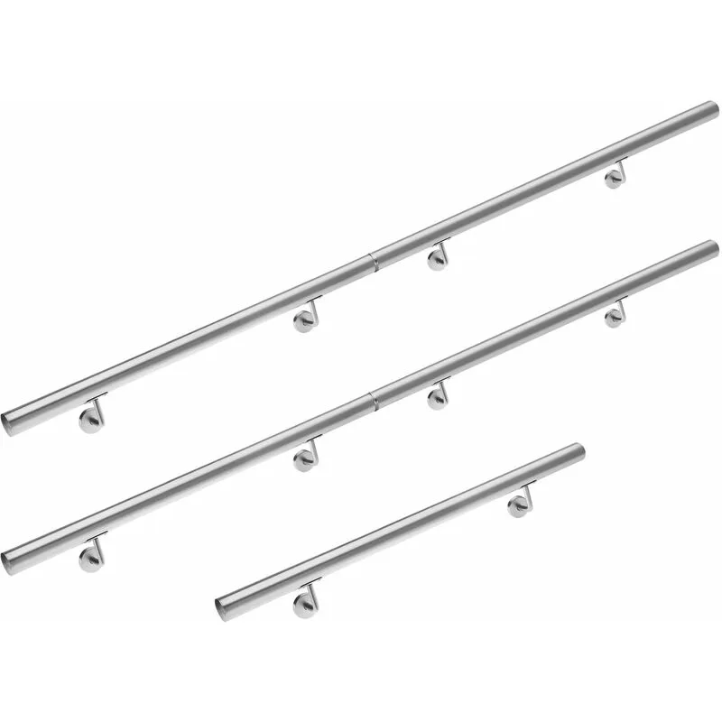 Corrimano acciaio inox V2A ringhiera scale gradini ingressi giardini 80-600cm 500cm (de)
