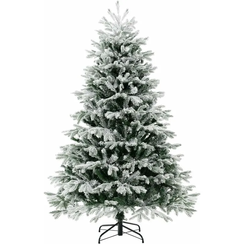  Albero di Natale Artificiale da 146/180 cm, Albero di Natale Pre-Illuminato con Cerniera con 688/1022 Punte di Rami PE PVC & 200/350 Luci LED