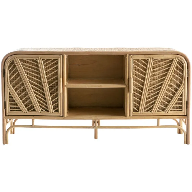 Credenza 2 ante in rattan galon