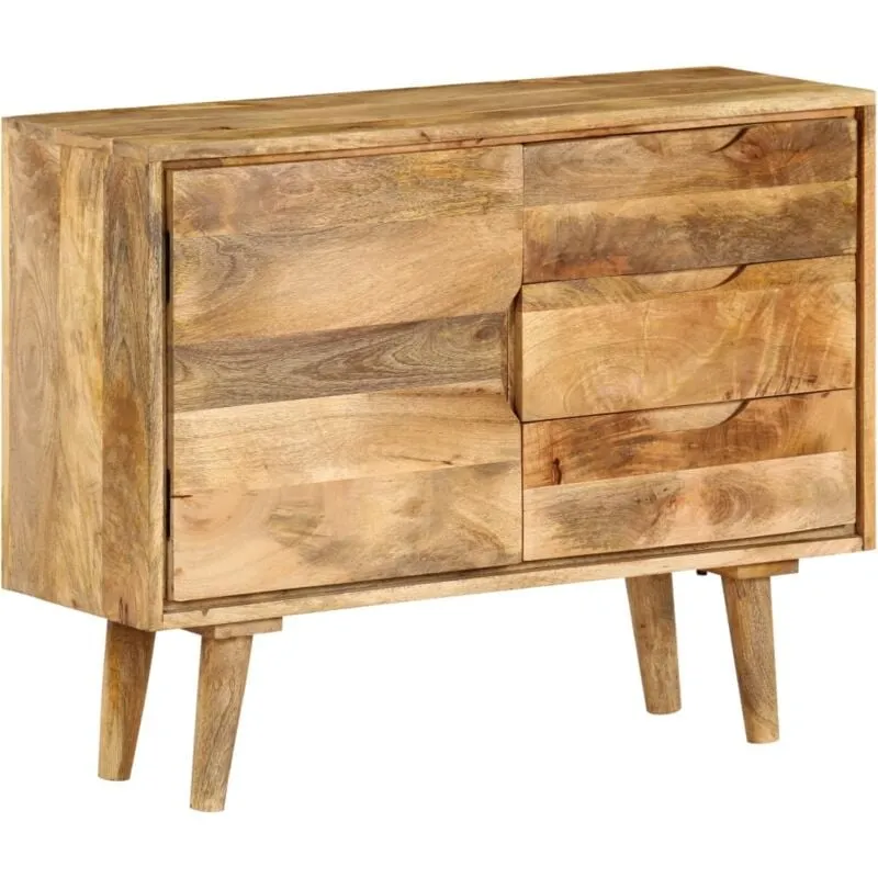 Vidaxl - Credenza in Legno Massello di Mango 90x30x69 cm 221858