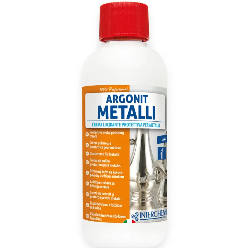 Crema lucidante per metalli Argonit 250 ml