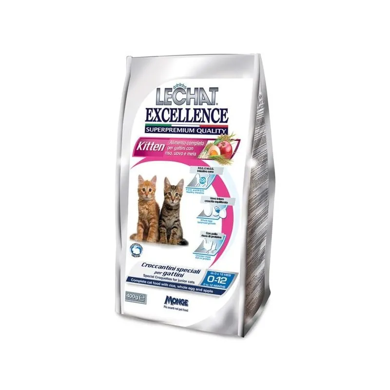 Monge - Lechat Excellence Gattino, Alimento Completo Gr.400