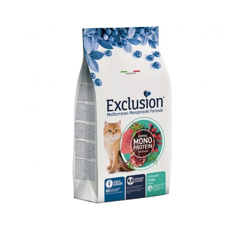 Crocchette Gatto Noblegrain - Sterilised Tonno 300g Exclusion