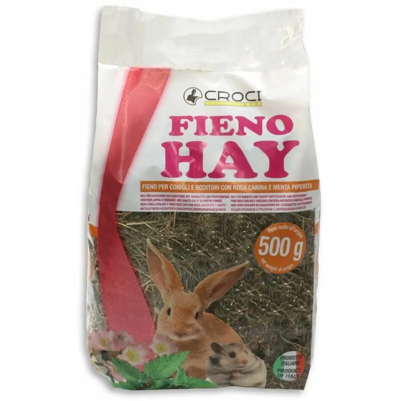 Fieno rosa canina e menta 500gr - Croci