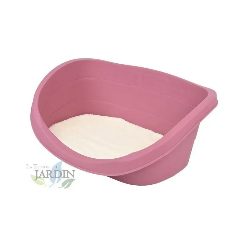 Cuccia in plastica rosa 62x43x23 cm