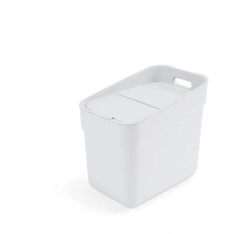 Ready to Collect, pattumiera da cucina riciclata al 100%, 20 l, con coperchio grigio chiaro - Curver