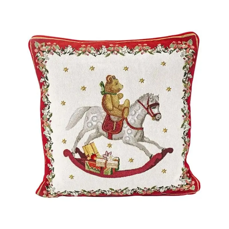 Toy's Fantasy Cuscino Gobelin 45x45 in Cotone Versione Natalizia - Villeroy&boch