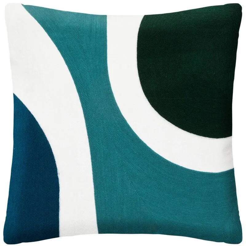 Cuscino hary blu 45x45cm Atmosphera créateur d'intérieur - Verde