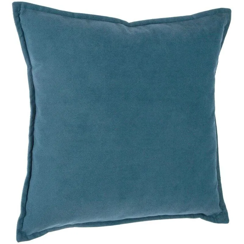 Cuscino in cotone blu lilou 45x45 cm - cuscino, blu, poliestere, dimensioni 45x45 cm Atmosphera créateur d'intérieur - Blu