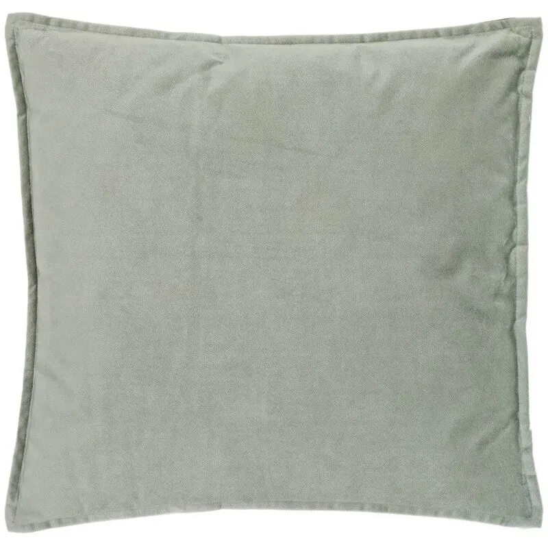 Cuscino linah in cotone verde celeste 45x45cm Atmosphera créateur d'intérieur - Verde