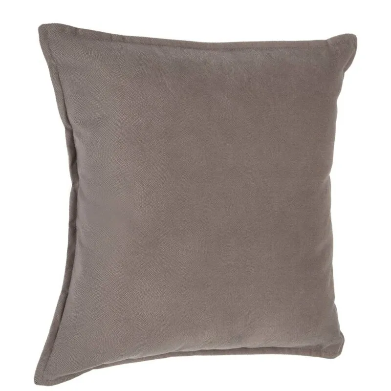 Cuscino in cotone grigio tortora linah 45x45 cm Atmosphera créateur d'intérieur - Taupe