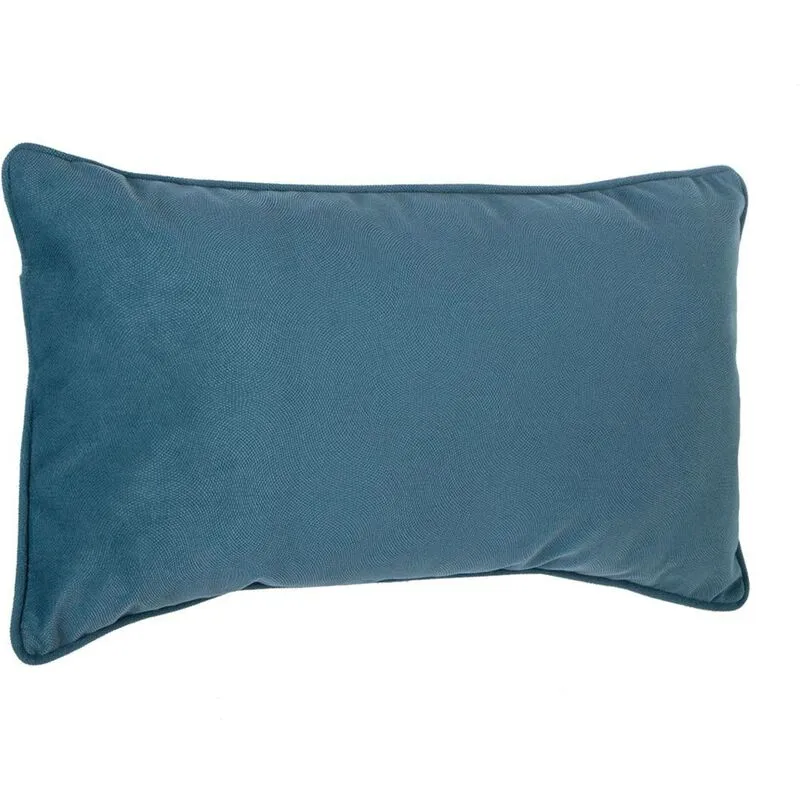 Atmosphera - Cuscino linah in cotone blu 30x50cm - cuscino, blu, poliestere, dimensioni 30x50 cm créateur d'intérieur - Blu anatra