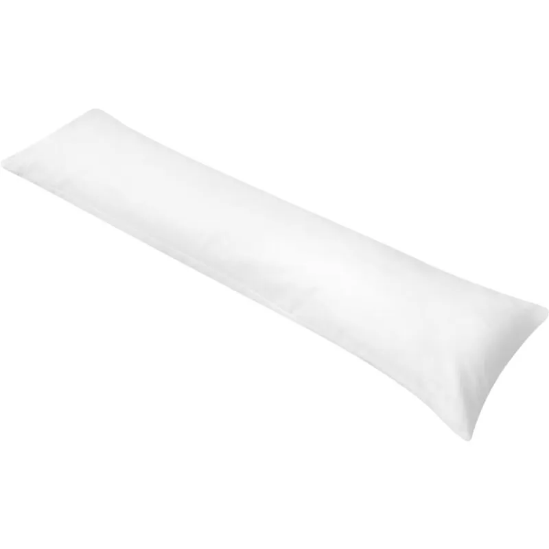 Vidaxl - Cuscino Lungo con Traversina Laterale 40x145 cm Bianco