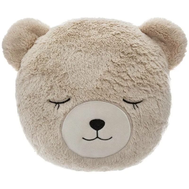 Cuscino orso beige per bambini d28cm Atmosphera créateur d'intérieur - Beige