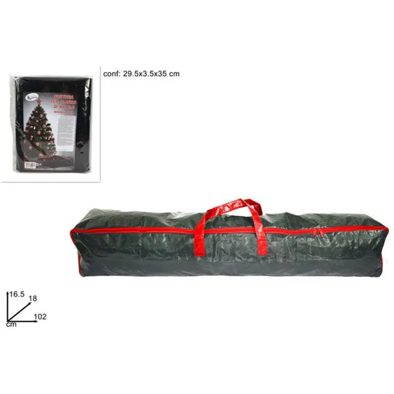 Due Esse Christmas - Lupex Shop - Custodia a sacco in plastica porta decorazioni di natale, albero di natale e varie oggettistiche, dimensioni: