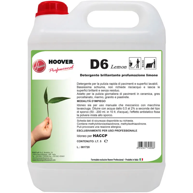 D6 Lemon Detergente brillantante