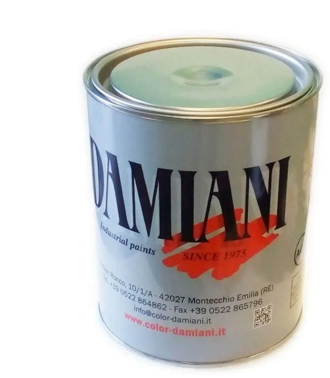 Damiani - 1kg smalto ferromicaceo opaco a rapida essiccazione base nitro sintetica, colore verde raffaello