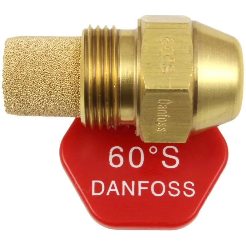 Danfoss - 030F6914 - Ugello dell'olio a getto piatto, angolo di 60°, 0,65 USgal/h, 2,67 kg/h