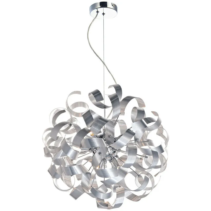 Dar Lighting - dar rawley - Lampada a sospensione a nastro sferico, 9x G9