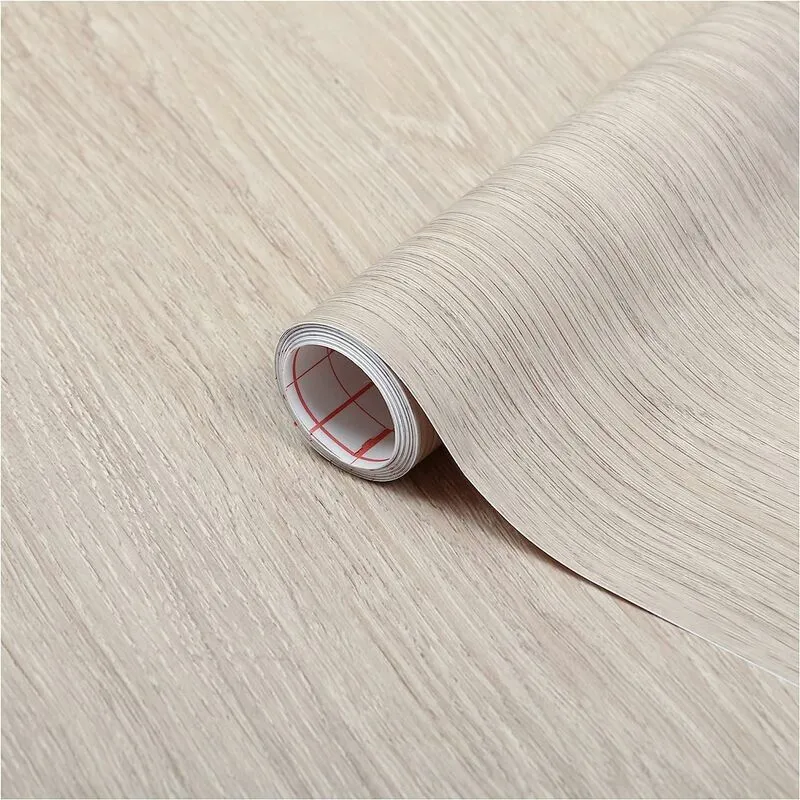 D-c-fix - Pellicola Adesiva per mobili legno quercia rovere Santana calce marrone pvc plastica vinile impermeabile decorativa per cucina, armadio,