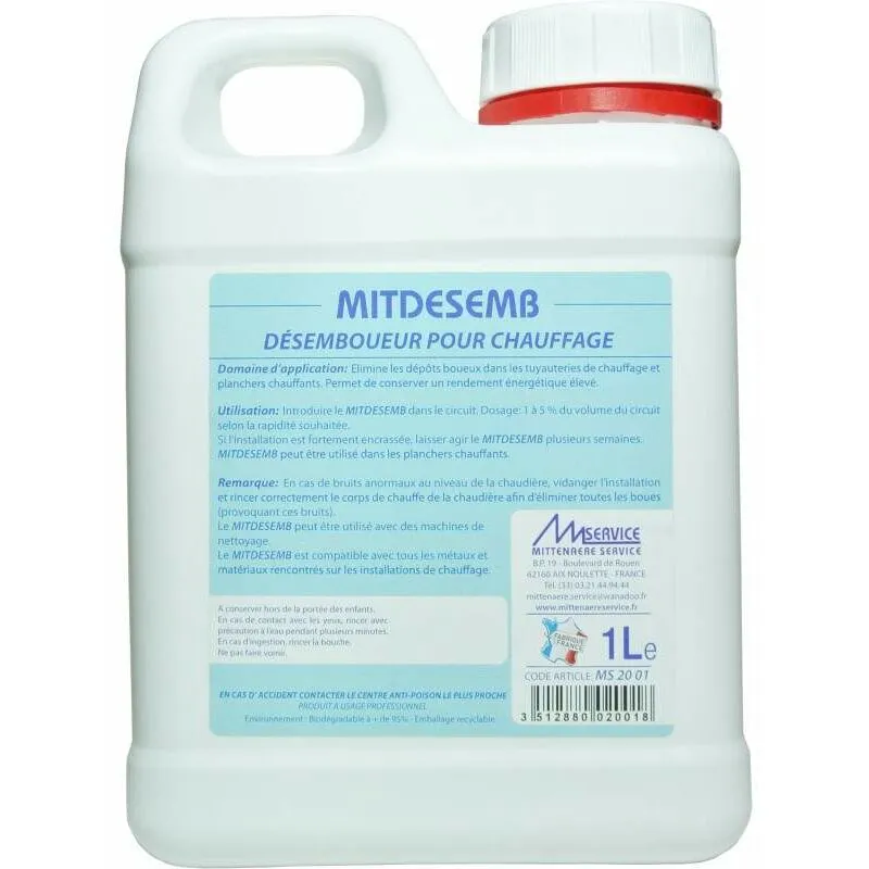 De-emulsionante per sistemi di riscaldamento, Mitdesemb 1 litro Mit Developpement