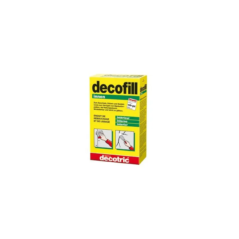 Decofill Stucco e Lisciatura 500 g Interni Decotric