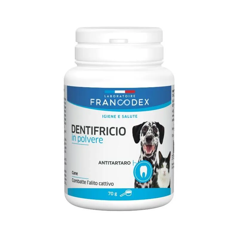 Francodex† dentifricio in polvere 70gr cane/gatto