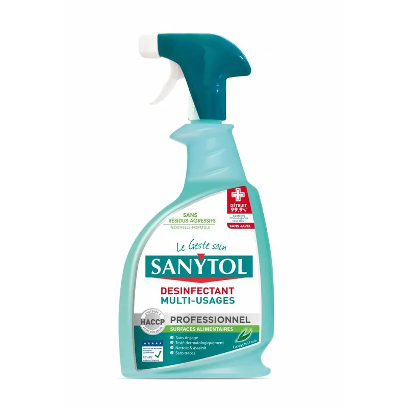 Detergente Liquido Multiuso Multisuperficie 0,750 l - Sanytol