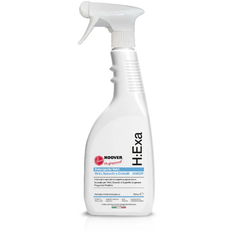 Detergente ecologico vetri e cristalli Exa 750 ml