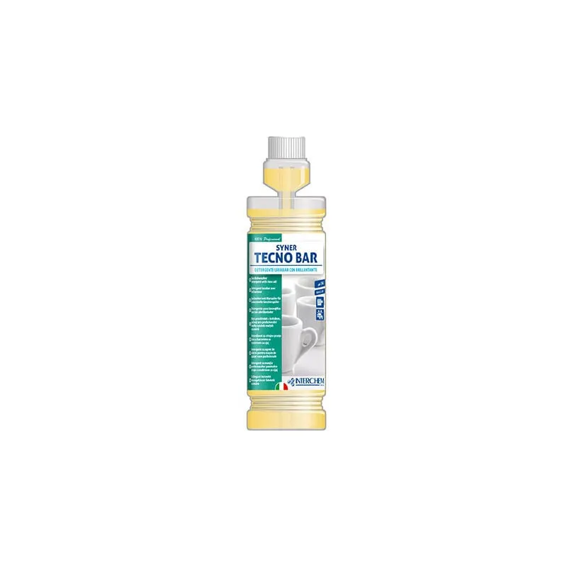 Detergente Syner tecno bar con brillantante 1000 ml per stoviglie