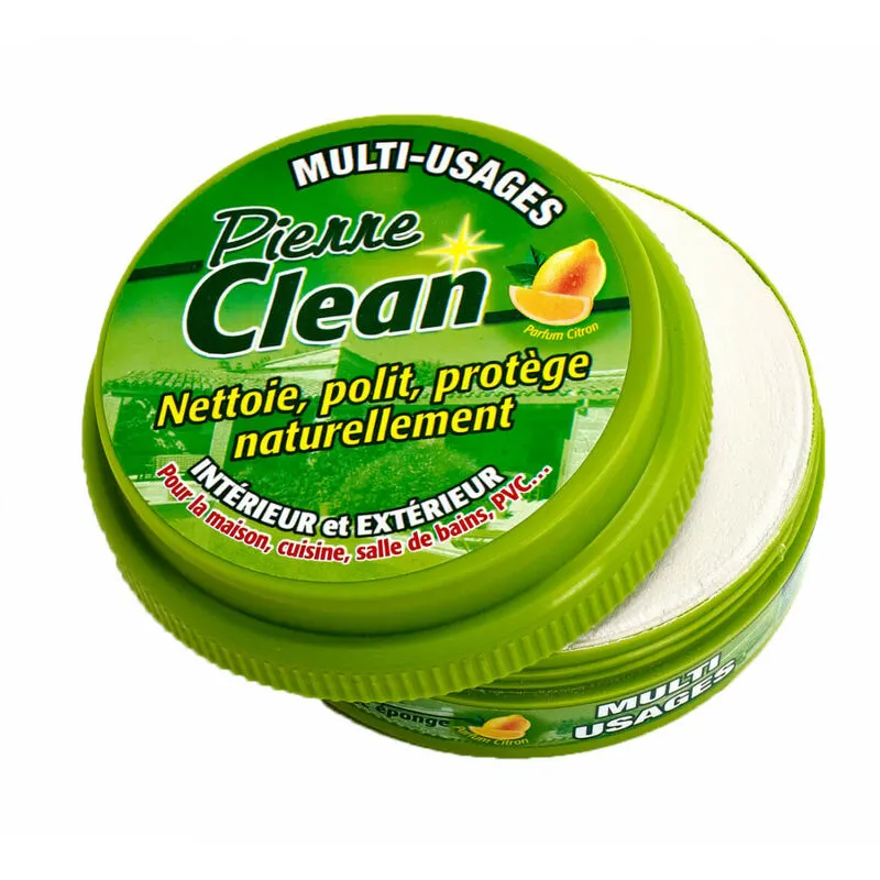 Venteo - Detergente universale - pierre clean - Verde - Adulto - Pulisce - Lucida - Protegge la casa - Capacità 600gr