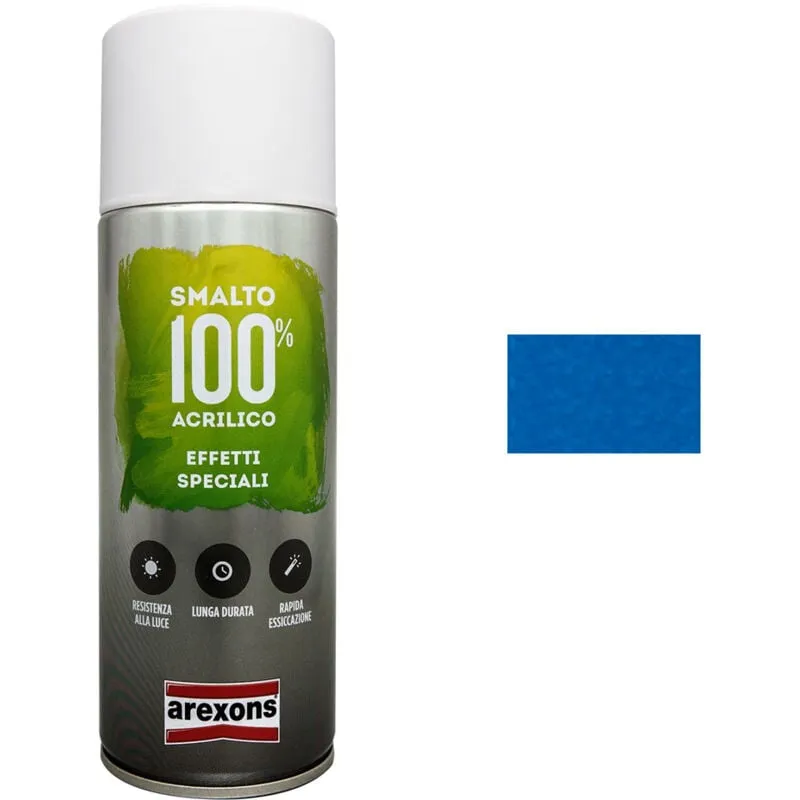 Smalto Spray effetto Diamantato 100% Acrilico Vernice Pittura Arexons Colore: Blu