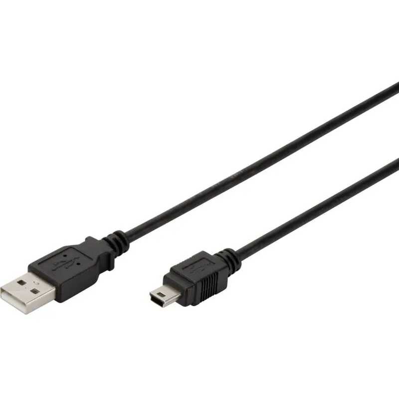  - Cavo usb usb 2.0 Spina usb-a, Spina USB-Mini-B 3.00 m Nero con funzione otg AK-300108-030-S