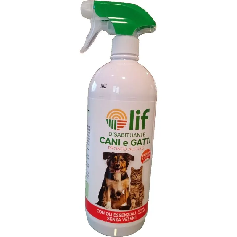  - Dissuasore Repellente Cani e Gatti Spray Allontana Stop Pipi Confezzione 1000 ml