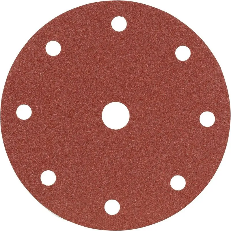  - Disco di carta abrasiva (A) Fori 8x + 1 ⌀ 150 mm