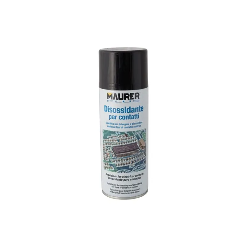 Disossidante Contatti Spray Maurer plus 400 ml Contatti Elettrici Elettronici Detergente