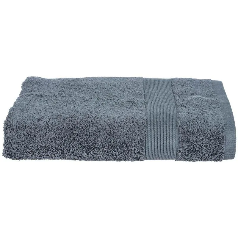 Atmosphera - Lenzuolo doccia in cotone grigio essentiel 70x130cm - lenzuolino doccia, grigio scuro, cotone, dimensioni 70x130 cm créateur d'intérieur