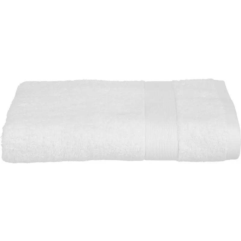 EDM - Lenzuolo doccia essentiel in cotone bianco 70x130cm - lenzuolino doccia, bianco, cotone, dimensioni 70x130 cm - Atmosphera créateur d'intérieur